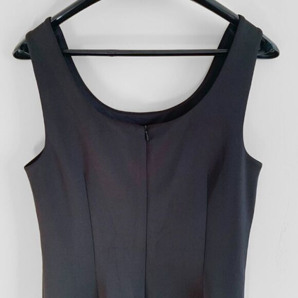 Carmen Marc Valvo Black Ruffle Hem Dress - Picture 5 of 6